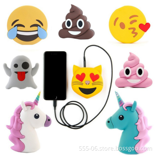 Wholesale Emoji Small Power Bank Charger